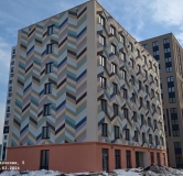 Ход строительства дома 5, секция 3.6, 3.7, 3.8 в ЖК Красное Яблоко -