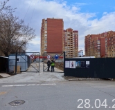 Ход строительства дома 1а в ЖК Темплин -