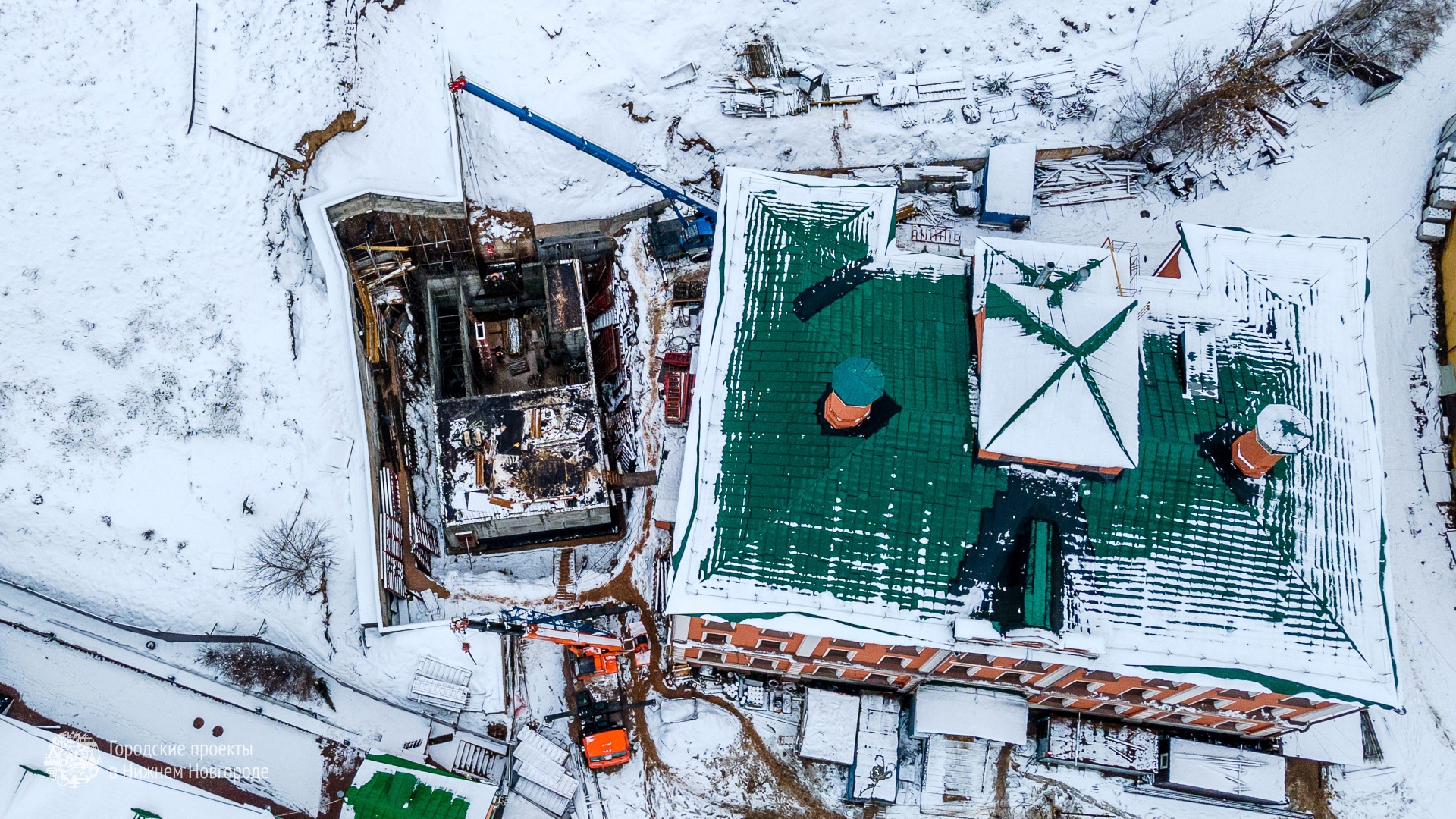 Основание нижней посадочной станции фуникулера возвели в нижегородском кремле - фото 2