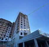 Ход строительства дома Литер 19 в ЖК Фонтаны -