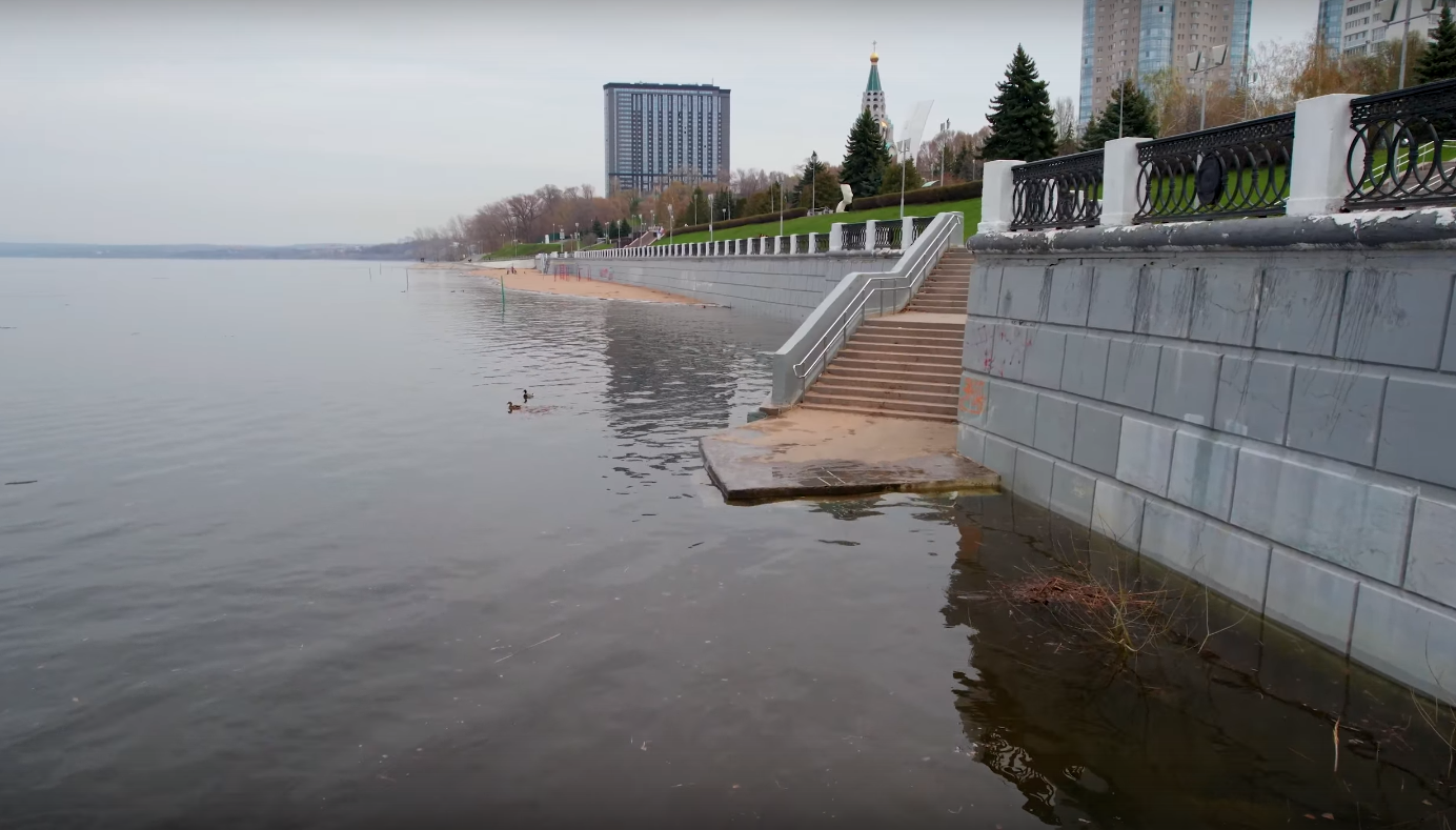 Городские пляжи Самары затопило из-за паводка  - фото 1