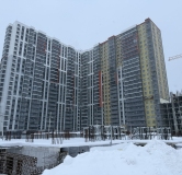 Ход строительства дома 309а, корпус 1 (секция 5, 5 этап) в ЖК Мир -