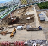 Ход строительства дома 4.4 в ЖК Первый Академ -