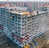 Ход строительства дома 33 в ЖК Новое Колпино -