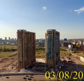 Ход строительства дома № 5.2 в ЖК Новоостровский -