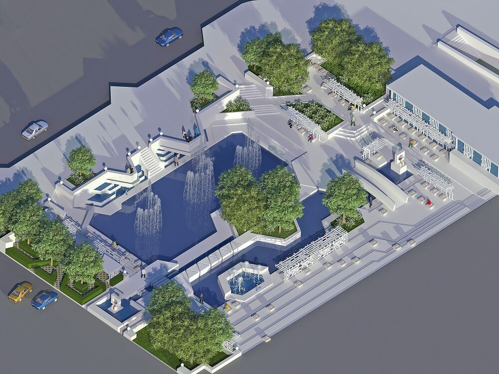 Ломтев: судьба фонтана у гостиницы «Амакс» в Ростове зависит от собственника - фото 1