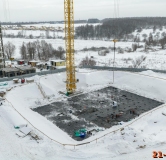 Ход строительства дома корпус 7 в ЖК Савин парк -