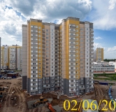 Ход строительства дома № 13 в Микрорайон Нанжуль-Солнечный -