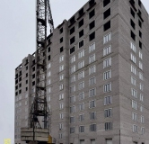 Ход строительства дома 1 в ЖК Дуэт -