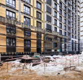 Ход строительства дома Позиция 14.2 в ЖК Яблоневые сады -