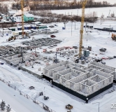 Ход строительства дома 1 (ГП-4) в ЖК Ритмы -