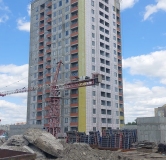 Ход строительства дома секция 2 в ЖК Гармония -