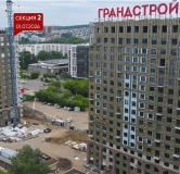 Ход строительства дома 1 в ЖК Бродский -