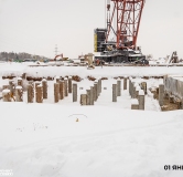 Ход строительства дома 4 в ЖК Родные росы -