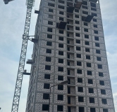 Ход строительства дома блок А в ЖК Матур-НК -