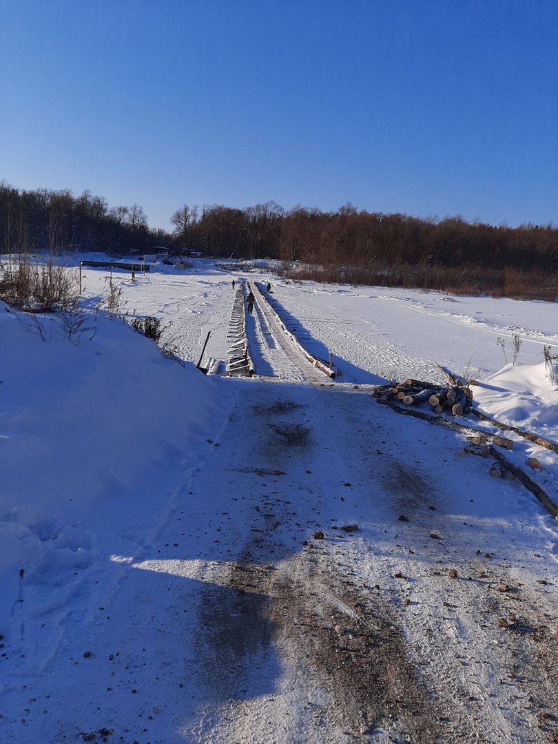 Ледовую переправу через Суру открыли в Пильнинском районе Нижегородской области - фото 1