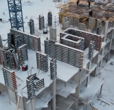 Ход строительства дома 29 (ГП-1) в ЖД Рассвет -